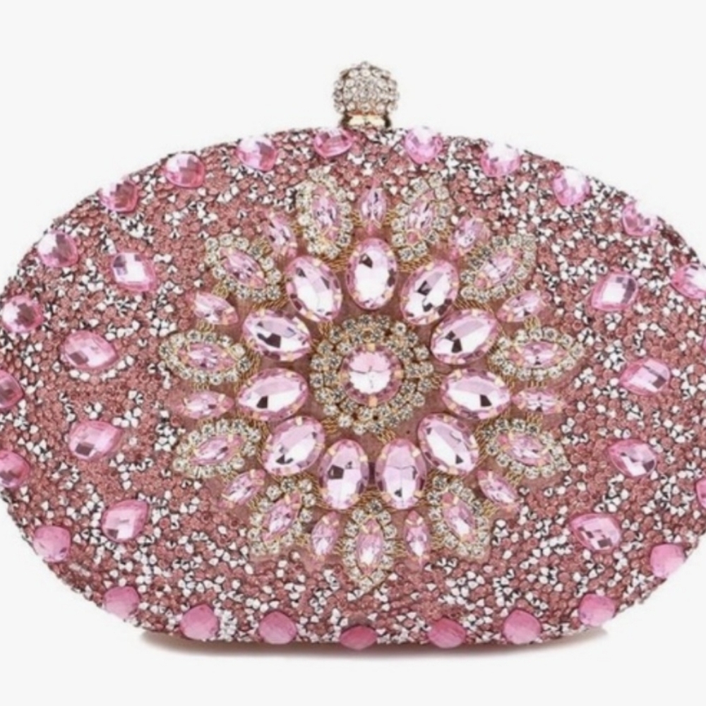 NIB | RAMLA | Clutch Bag with handle and strap | Handmade